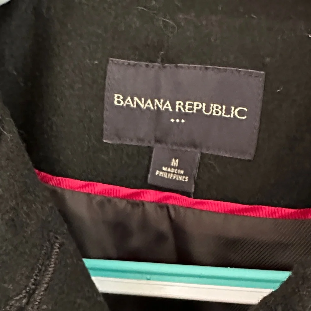 Banana Republic Women's Wool blend Black Blazer
